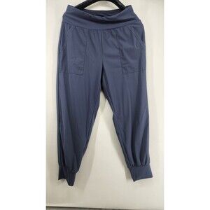 Halara Womens Nightshadow Blue Medium High Waisted Pain Pocket Casual Joggers